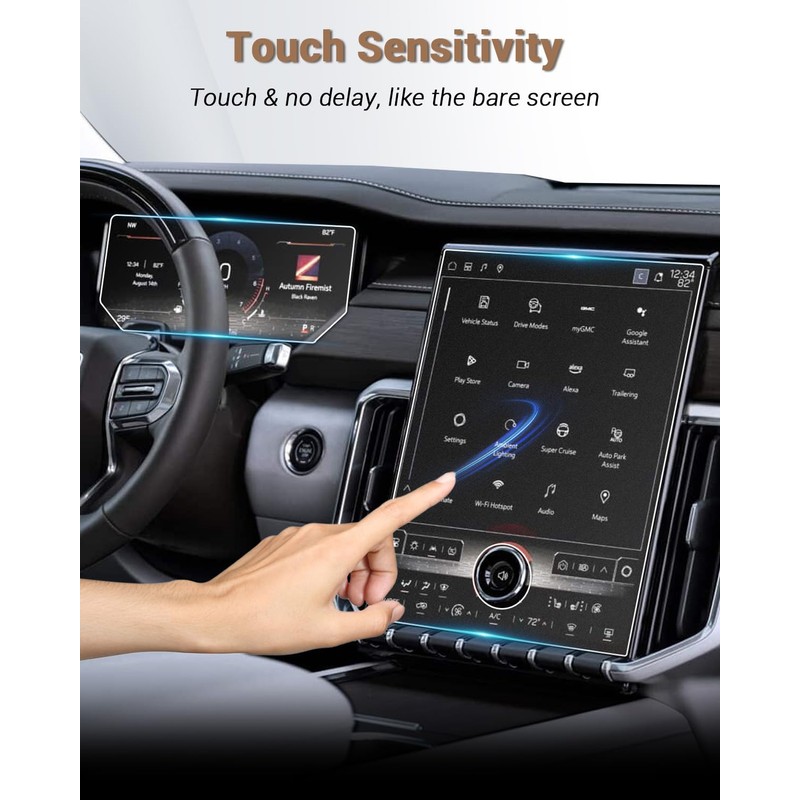 (2Pack) 2026 GMC Acadia Screen Protector Anti Glare Matte for