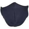 styleBREAKER Unisex Cotton Fabric Mask, Plain, Double Layer, Reusable, Washable,