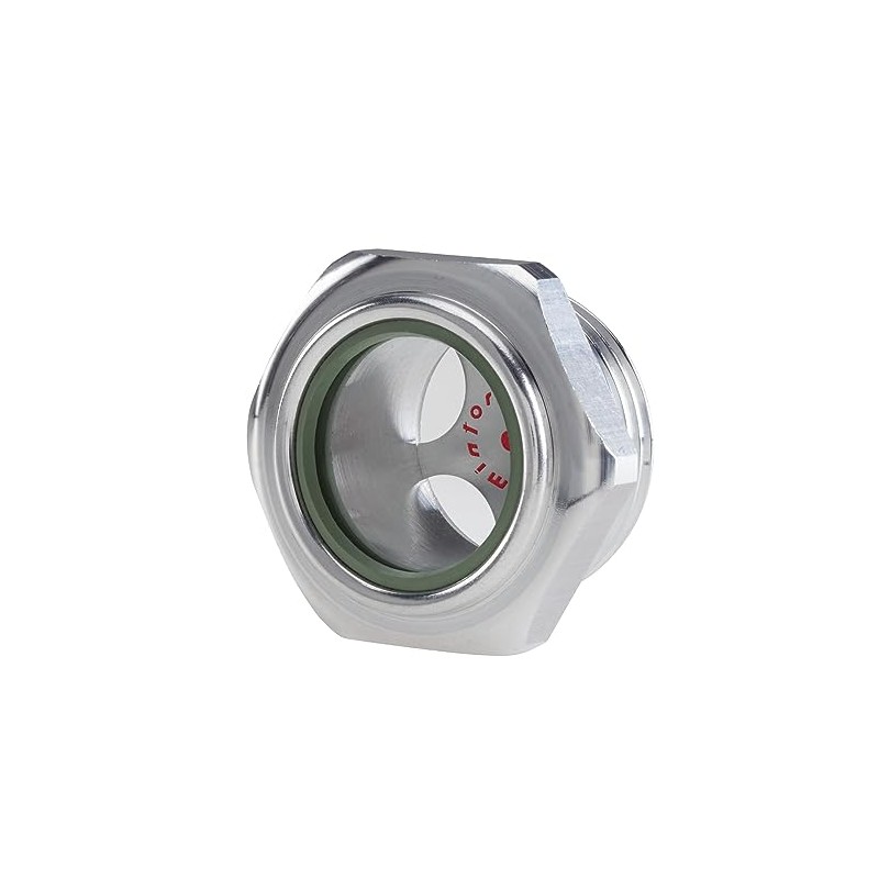Hydraulic visual level indicator with glass, 1/4" BSP, TLAX1G