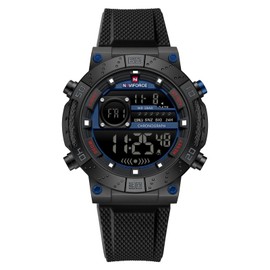 NAVIFORCE Fashion Men Digital Wrist Watch Military Waterproof Sports Chronograph Watches for Men with Alarm/LED Backlight