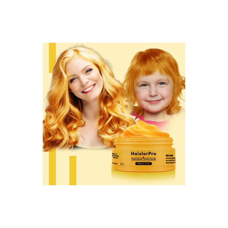 HaiolorPro Gold Temporary Hair Colour Washable