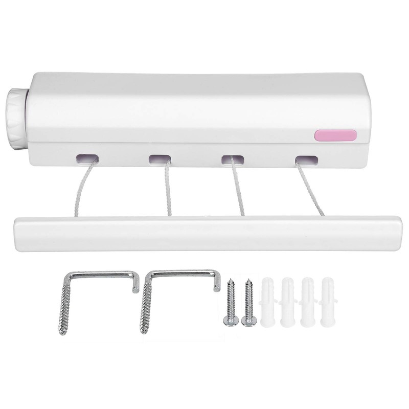 Retractable Washing Line, Tumble Dryer Rope for Indoor and Outdoor