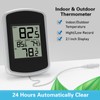 Urageuxy Wired Indoor Outdoor Thermometer, Home Room Temperature Monitor with