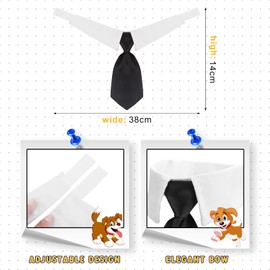 Saintrygo Saintrygo 4 Pcs Pet Graduation Caps with Bow Tie and Bandana Yellow Tassel and Class of 2025 Dog Graduation Hats Photography Props Dogs Cats Grade Outfits for Pets Graduation Party Dress Costume