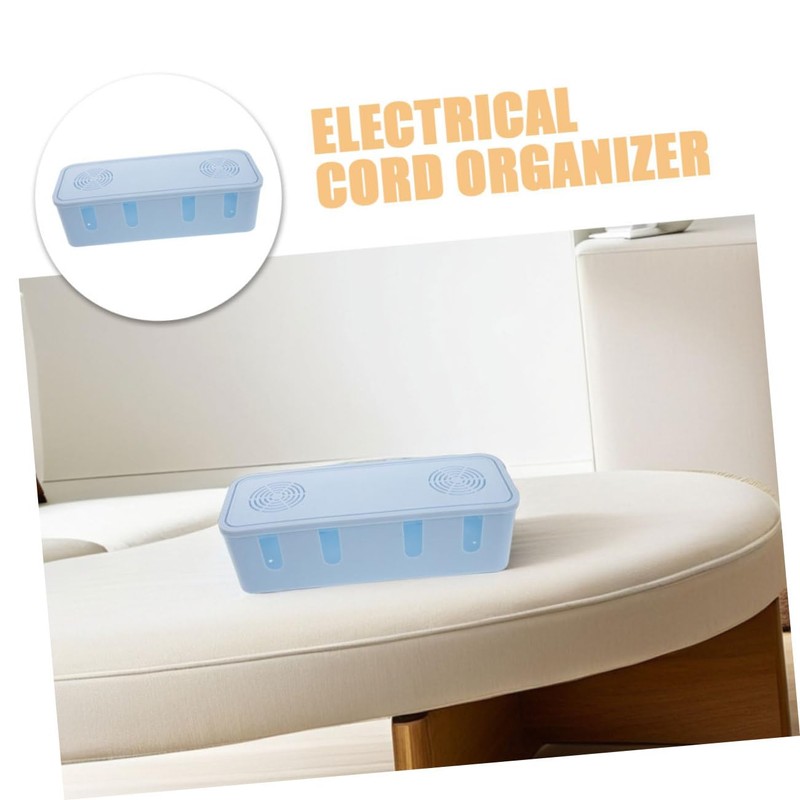 Operitacx Pcs Power Cord Organizer Box Charging Cord Holder Cable
