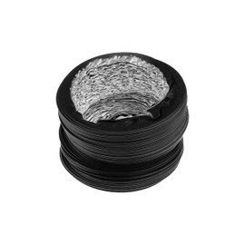 Vent Systems Long Flexible Aluminium Exhaust Hose Flexible Air Lines for Ventilation Flexible Heating, Cooling and Ventilation Duct (100mm-1m)