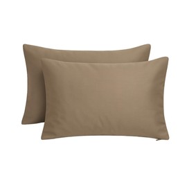 Empire Linens Toddler Pillowcase – 100% Cotton Soft Pillow Cover for Kids | Zippered Closure | Breathable & Washable | Fits Toddler Pillow Cover (Taupe, 13x18)