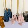 Best Home Fashion Big Tassel Knit Throw - 50" X