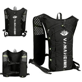 SENLINLIN Running Vest for Men and Women, Hydration Backpack Running, Adjustable Chest Straps, Ultralight Reflective for Running, Camping, Hiking, Cycling