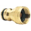 Draper 36197 Brass Garden Hose Tap Connector, 1/2", Gold