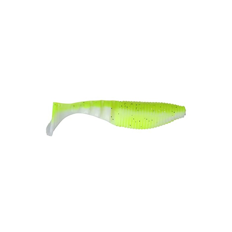 Gary Yamamoto 4" Kickin' ZAKO Chartreuse SHAD (5 Pack) YAM-134P-05-909