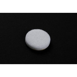 16 felt glides, 22 mm, white