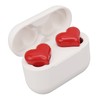 Wireless Earbuds Stylish Cute Heart Shaped Noise Cancelling HiFi Stereo