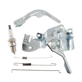 Cancanle GX200 GX160 GX140 Throttle Control Lever Arm Governor Link Rod Return Spring for Honda 5.5HP 6.5HP Engine with Spark Plug