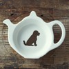 Sweet William Teabag Dish, Teapot Shape, Cockapoo