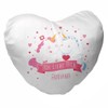 Heart-shaped Cushion with Name Adriana and a Heart for Lovers