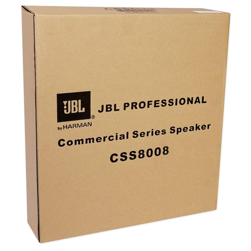 JBL Professional CSS8008 Commercial Series Round Ceiling Speaker, 8”. 5-Watt