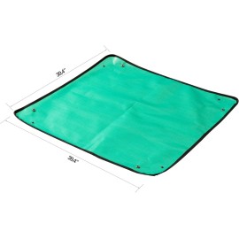 OWL FOCUS PE Waterproof Plant Repotting Mat, Foldable Indoor Potting Tray