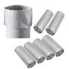 4 Gallon Bathroom Trash Bags,6 Rolls 120pcs Small Trash Garbage