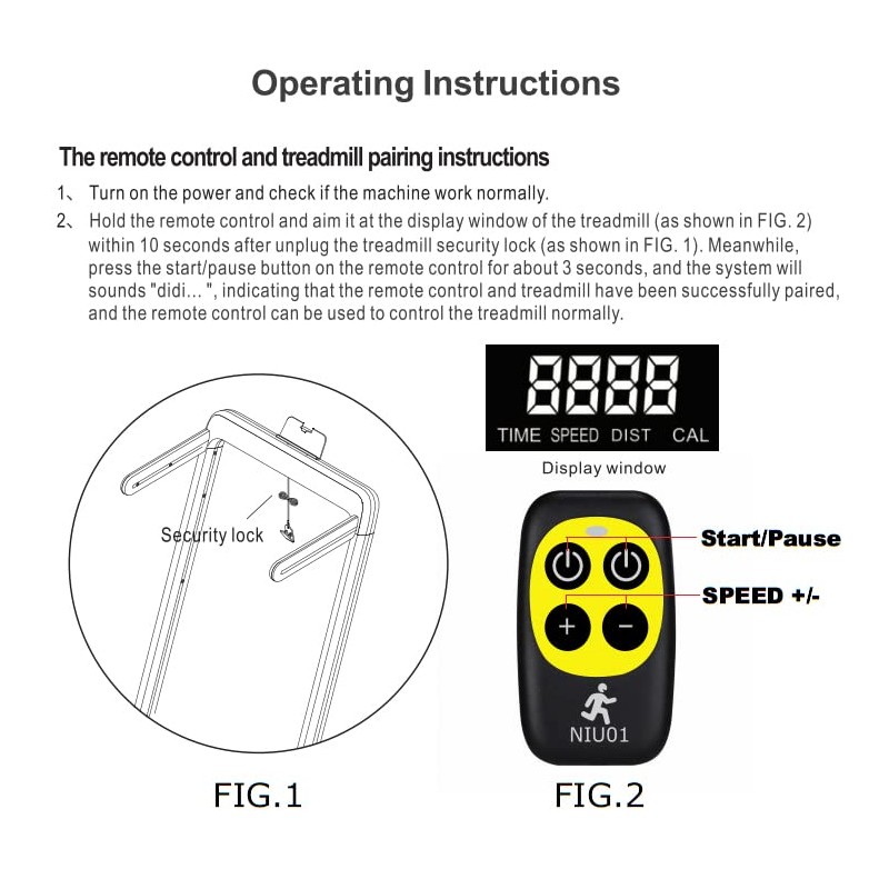 Replacement Remote Control for Specific Superfit Costway Treadmill SP37514 SP37513