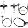 WADY Mechanical Shutter Release Threaded Vibration Shutter Release Cable Lock