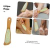 minkissy Glass Foot File Moisturize Electrical Fake Plants Polishing Foot