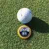 Nakai Golf Marker with Built-in Magnetic Fluorescent Acrylic Green Marker