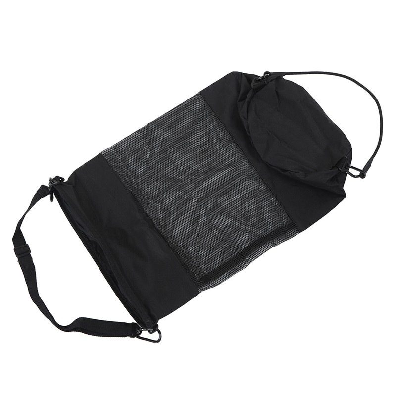 Mesh Trash Bag Washable Large Capacity Lightweight Portable Outdoor Garbage