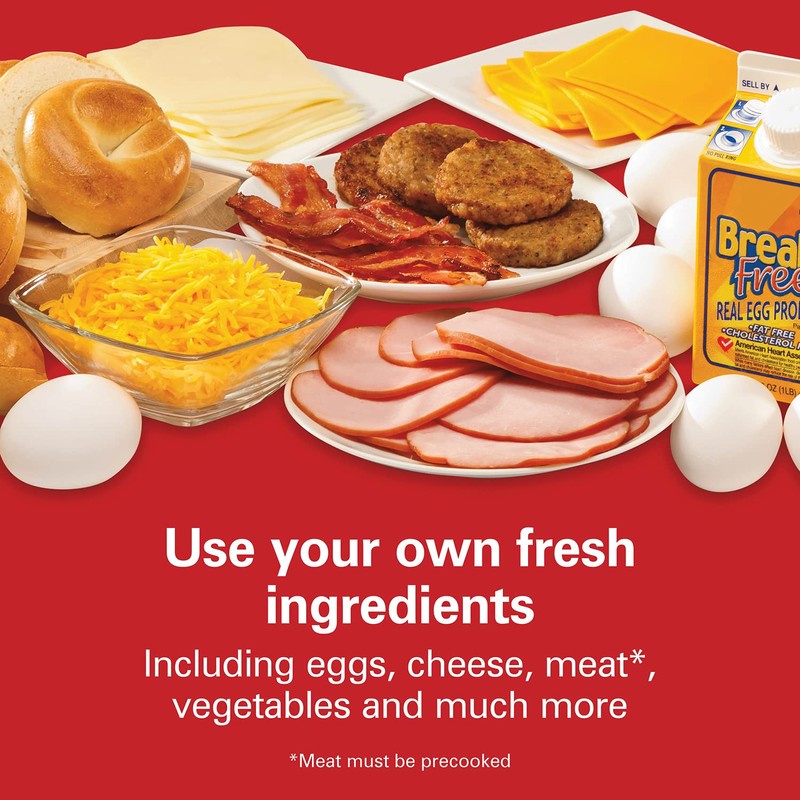 Hamilton Beach Dual Breakfast Sandwich Maker with Timer, Silver (25490)