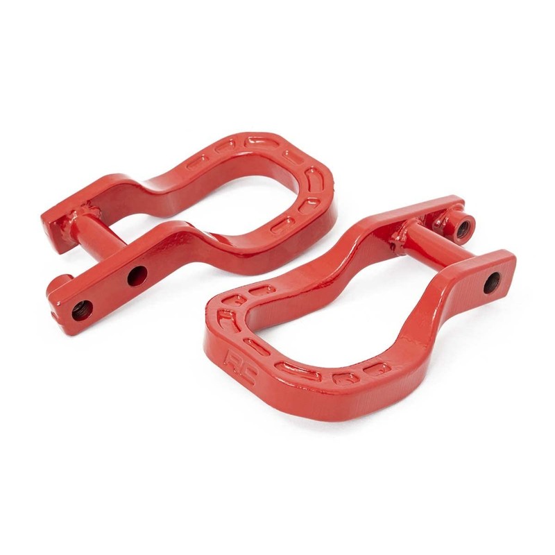 Rough Country Upgraded Forged Tow Hooks (fits) 2019-2020 Chevy Silverado