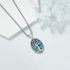 Aniu Tree of Life Necklace for Women Men Sterling Silver