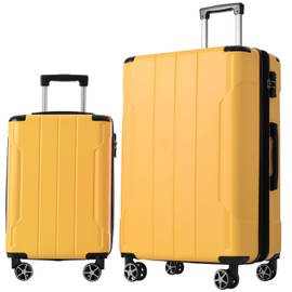 Luggage Sets 2 Piece, Hardshell ABS Lightweight & Expandable Suitcases