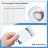 10 Pack Badge Holder Sealable Waterproof Clear Vertical Holder Fit