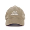 Old Lives Matter Baseball Cap Embroidered Cotton Adjustable Dad Hat