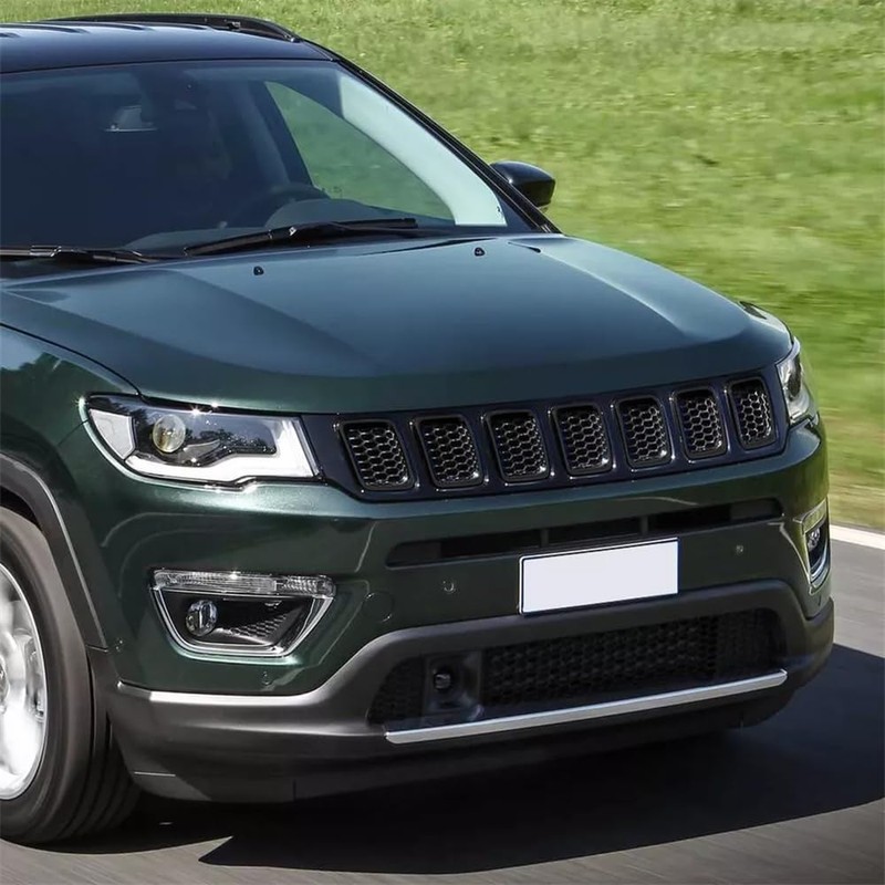 Auto Front Grille Inserts Guard Ring Decorative Trim,Fit forJee-p Compass