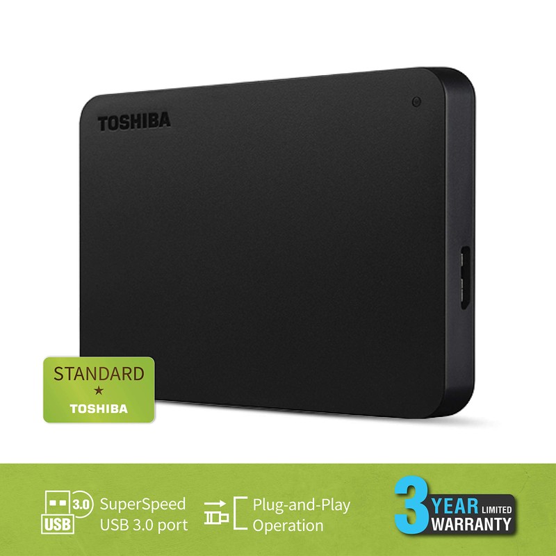 Toshiba 4TB Canvio Basics Portable Hard Drive Storage