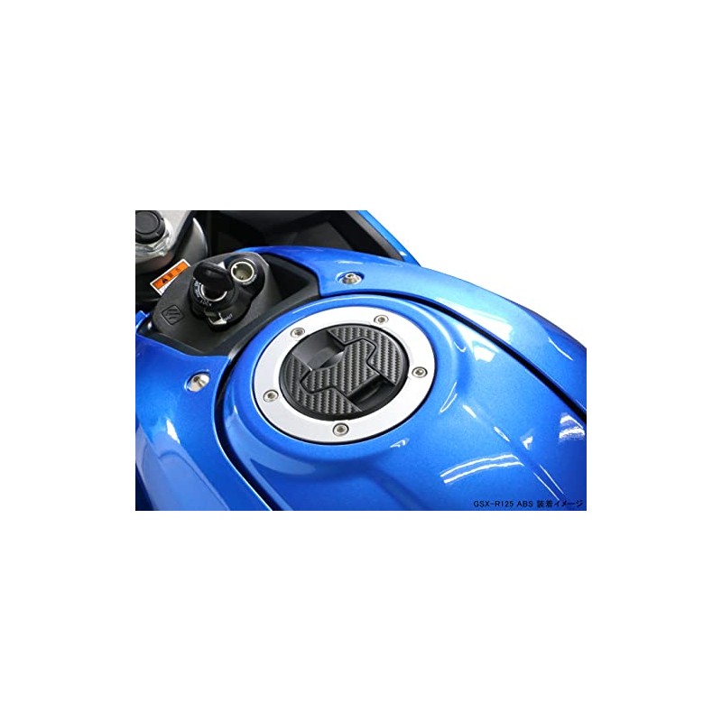 Kitaco Tank Cap Decal (Black) Suzuki Type 2 000-9032250