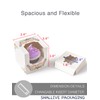 Shallive Mother's Day Flowers Cupcake Boxes Individual 100 PCS with