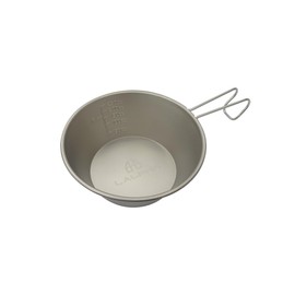 LALPHA Titanium Shera Cup, 11.2 fl oz (330 ml), S Handle, Made by Tsubame Sanjo