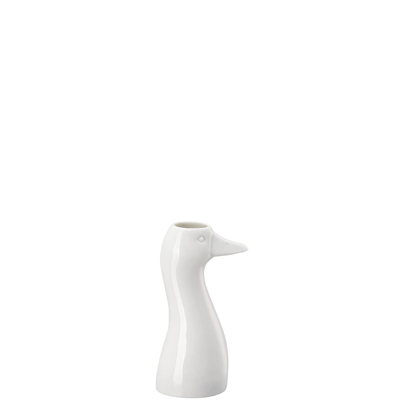 Hutschenreuther Goose Vase White Vase 14 cm