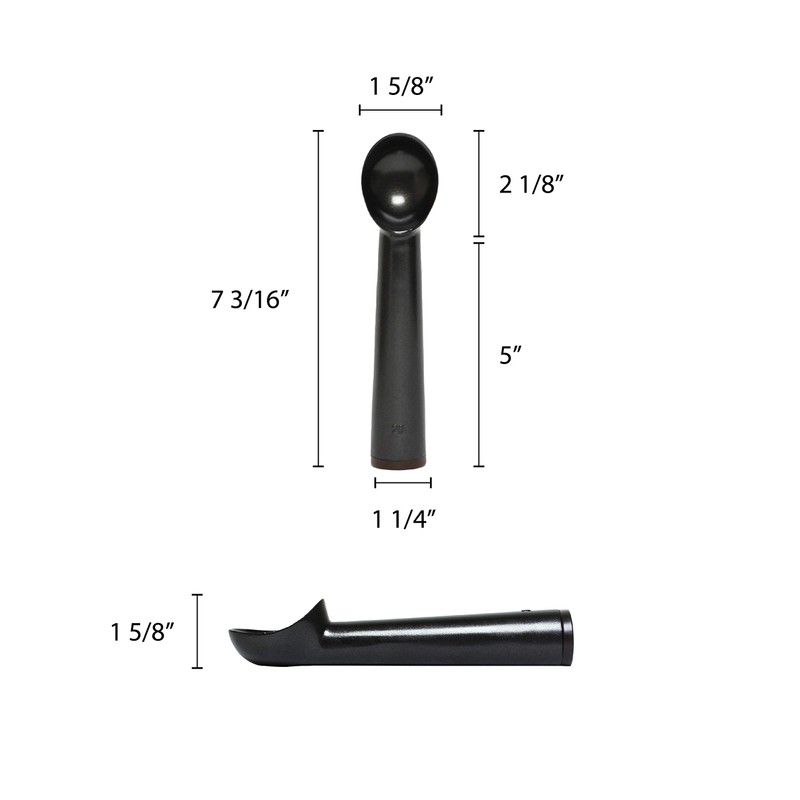 Thunder Group Non-Stick Aluminum Dipper, 2-Ounce