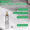 2x Bathroom Sink Stopper Hair Catcher Bathroom Pop Up Sink