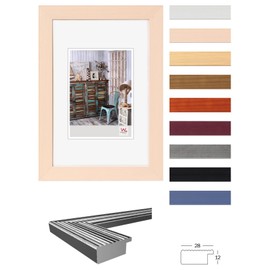 walther Design Picture Frame Black 18 x 24 cm Grado Wooden Frame HI824B