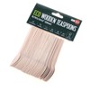 250PCS Wooden Cutlery Teaspoon Eco-Friendly 11cm Party Home Kitchen Utensil