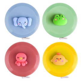 Tape Measure,4 PCS Mini Tapemeasures Dual Sided Measuring Tape Kids Tapemeasures Measurements Retractable Tapes Push Button Tapes Cute Tapemeasure for Measure Length Body Fabric