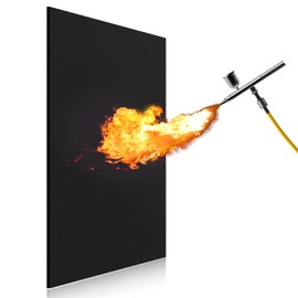 FLASLD 9×12in Heat Shield Thermal Barrier Blanket Insulation Reflective Material High Temp Protection Carbon Felt for Stove Welders, Stuff for DIY Alcohol Burners, Heat Resistant Up To 1800°F