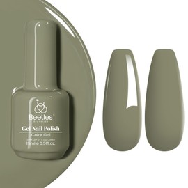 beetles Gel Polish Beetles Gel Nail Polish, 1Pcs 15ML Light Cecilia Sage Green Color Soak Off Gel Polish Nail Art Uv Nail Lamp Cured Manicure Salon DIY Gel Nail Design Decoration at Home Spring Gift