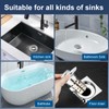 2 Pcs Bathroom Sink Drain Strainer, Universal Pop Up Stopper