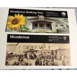 Nicodemus National Historic Site Park Unigrid Brochure +Walk Tour NEWEST VERSION