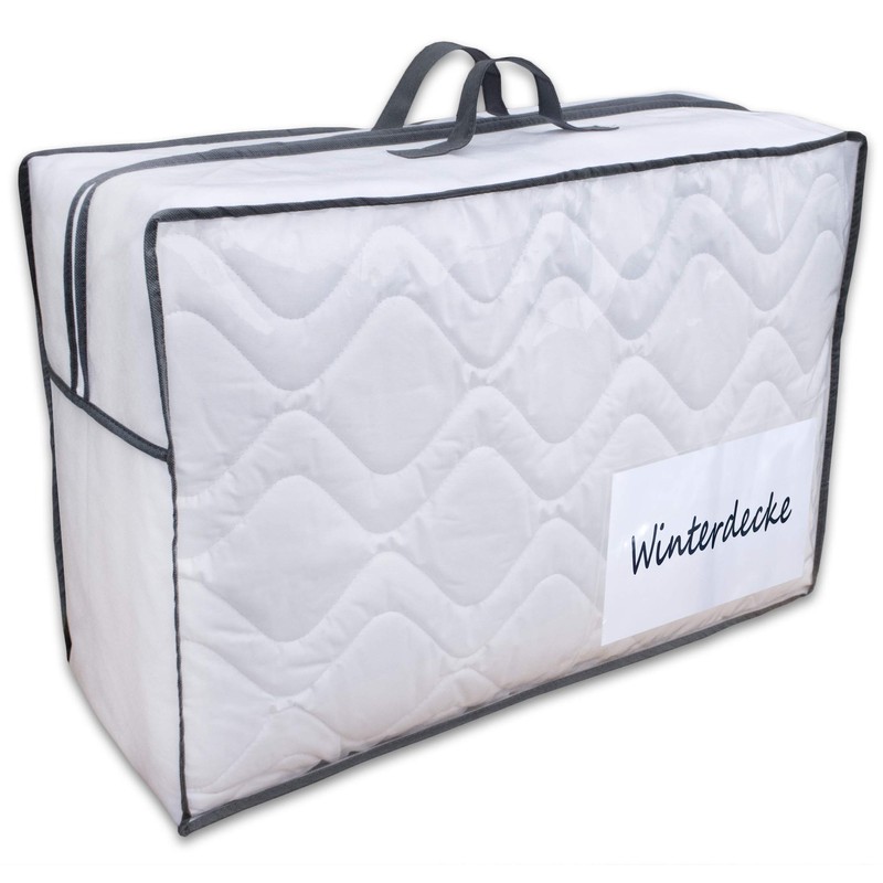 franknatur 2 x Storage Bag Carry Bag Zip for Duvets
